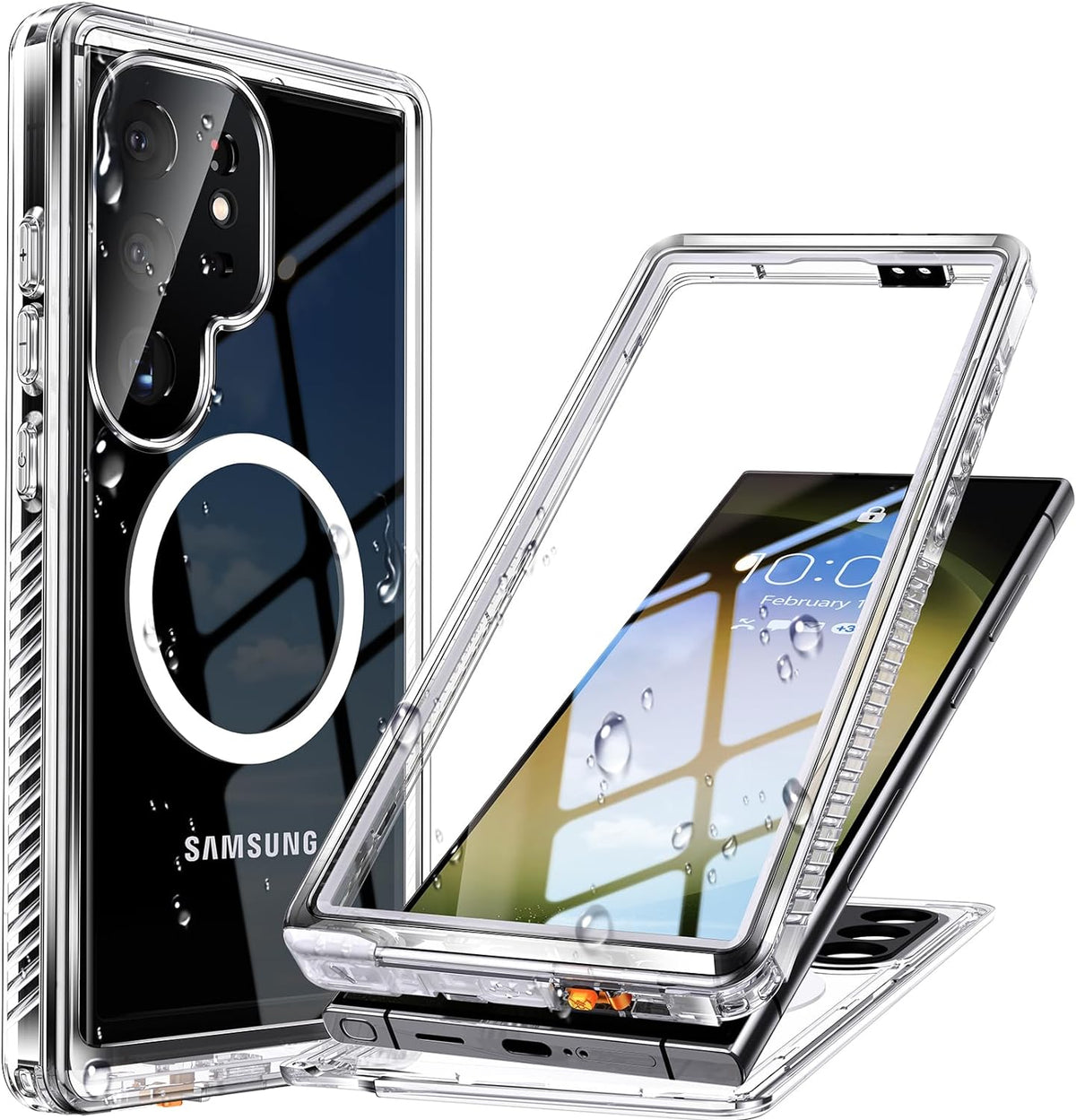 humixx-case-samsung-s24-ultra-plus-clear-magnetic-waterproof-360-all-round-protection-case