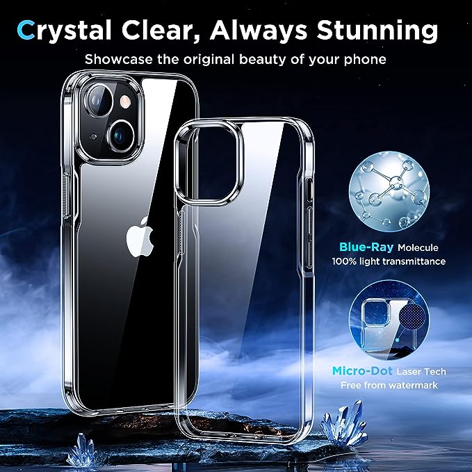 Crystal Clear & 10 FT Mil-Grade Shockproof