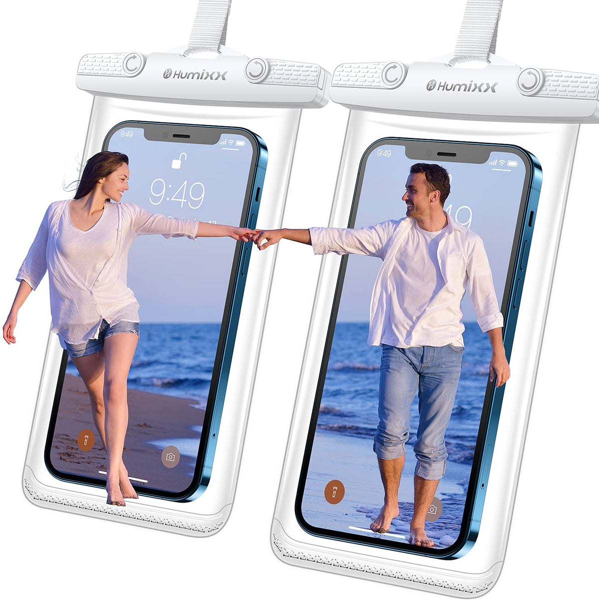 IPX8 Waterproof Phone Pouch -2 Pack